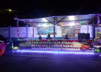 Polres Tanimbar Sukses amankan Perayaan Ibadah Natal Umat Kristen di Tanimbar