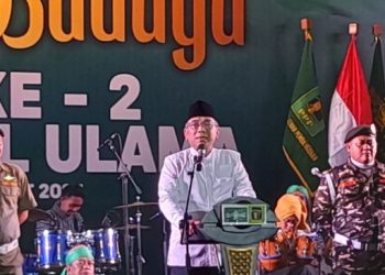 Ketum PBNU Yahya Staquf di acara PPP, 15 Maret 2023. (Ilham Oktafian/detikcom)
