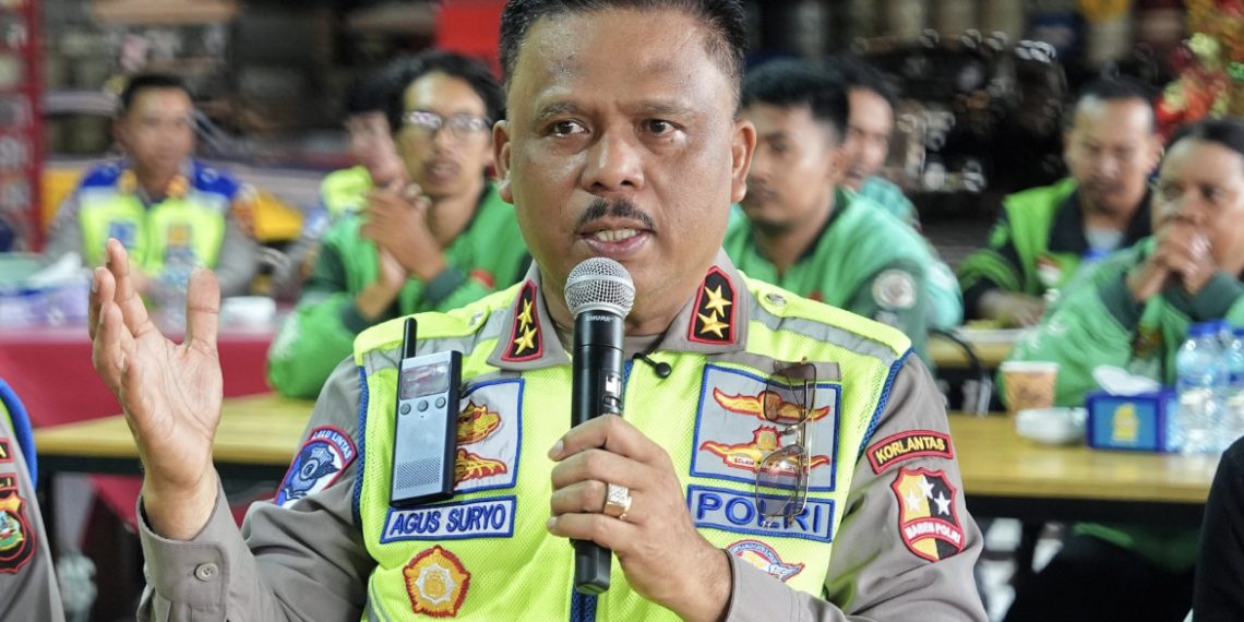 Kakorlantas Polri Ajak Ojol dan Pecalang Jadi Pelopor Keselamatan Lalu Lintas di Bali
