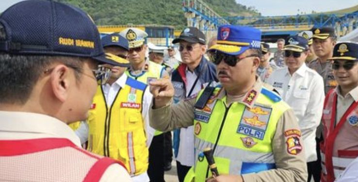 Kakorlantas Hari Ini Pantau Jalur Mudik Bakauheni-Merak Jelang Operasi Ketupat 2026